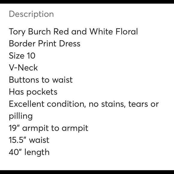 Tory Burch Millicent Sz 10 Dress - Picture 9 of 9